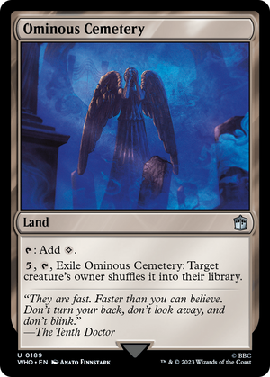 Ominous Cemetery [Doctor Who] 