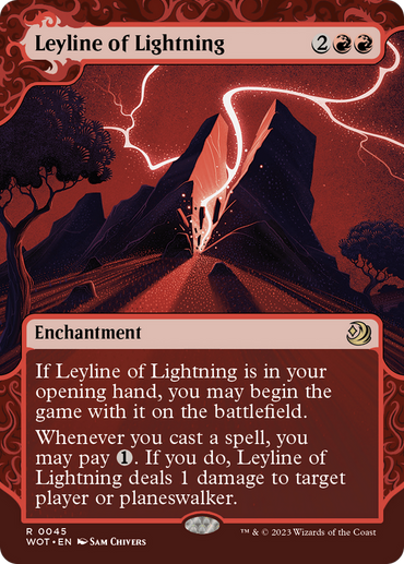 Leyline of Lightning [Wilds of Eldraine: Enchanting Tales] 