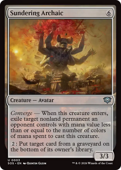Sundering Archaic [Secrets of Strixhaven]