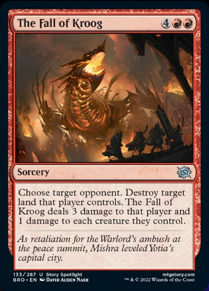 The Fall of Kroog [The Brothers' War] 