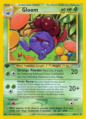 Gloom (36/111) [Neo Genesis 1st Edition] 