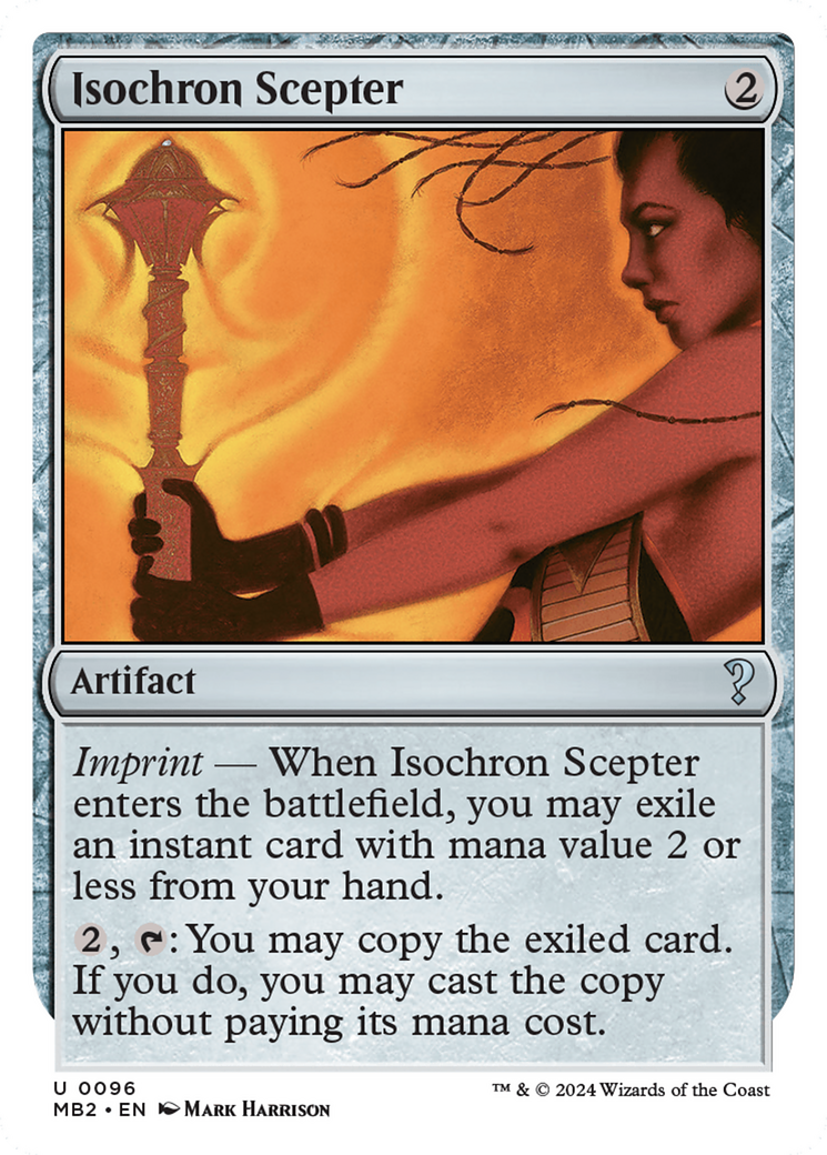 Isochron Scepter (White Border) [Mystery Booster 2]