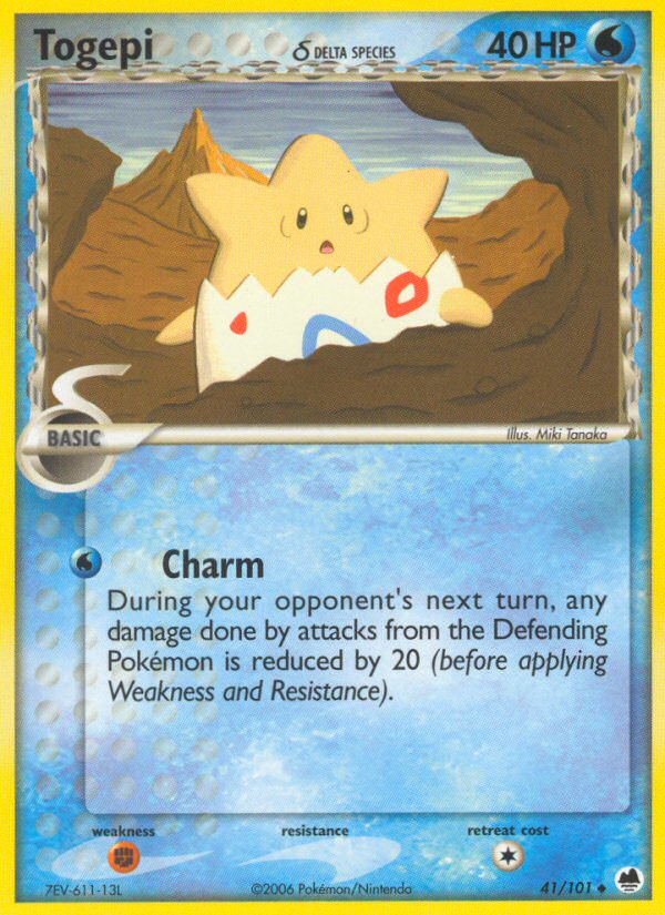 Togepi (41/101) (Delta Species) [EX: Dragon Frontiers] 