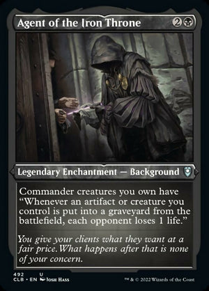 Agent of the Iron Throne (Foil Etched) [Commander Legends: Battle for Baldur's Gate] 