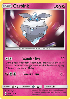 Carbink (143/214) [Sun &amp; Moon: Lost Thunder] 