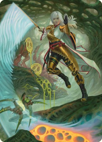 The Eternal Wanderer Art Card [Phyrexia: All Will Be One Art Series] 