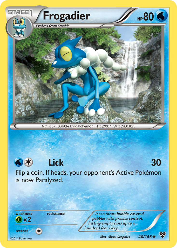 Frogadier (40/146) [XY: Base Set]