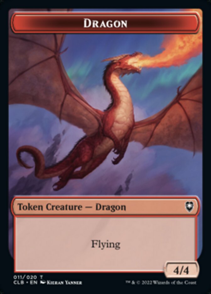 Dragon Token [Commander Legends: Battle for Baldur's Gate Tokens] 