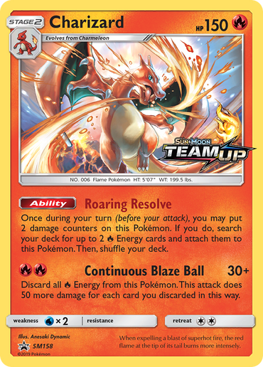 Charizard (SM158) [Sun &amp; Moon: Black Star Promos] 