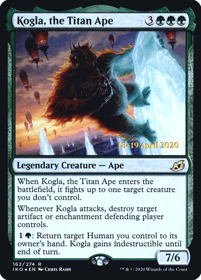 Kogla, the Titan Ape [Ikoria: Lair of Behemoths Prerelease Promos] 