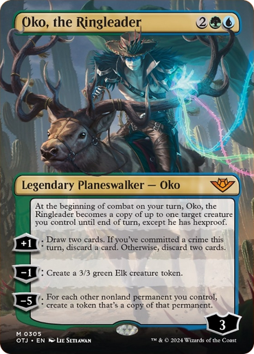 Oko, the Ringleader (Borderless) [Outlaws of Thunder Junction] 