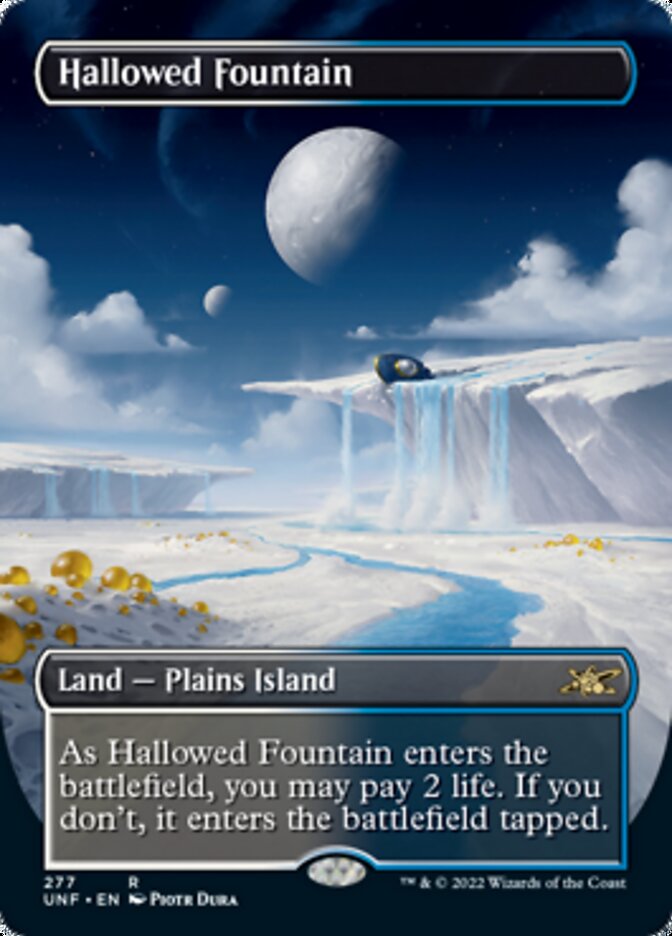 Hallowed Fountain (Borderless) [Unfinity] 
