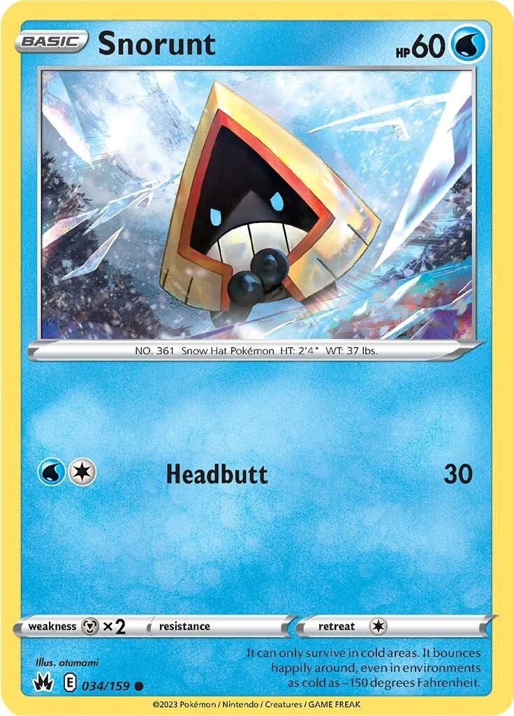 Snorunt (034/159) [Sword & Shield: Crown Zenith] 