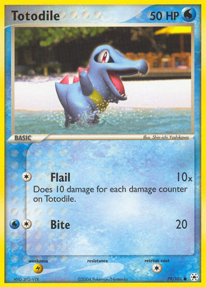 Totodile (79/101) [EX: Hidden Legends]