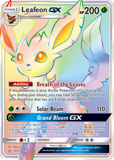 Leafeon GX (157/156) [Sun &amp; Moon: Ultra Prism] 