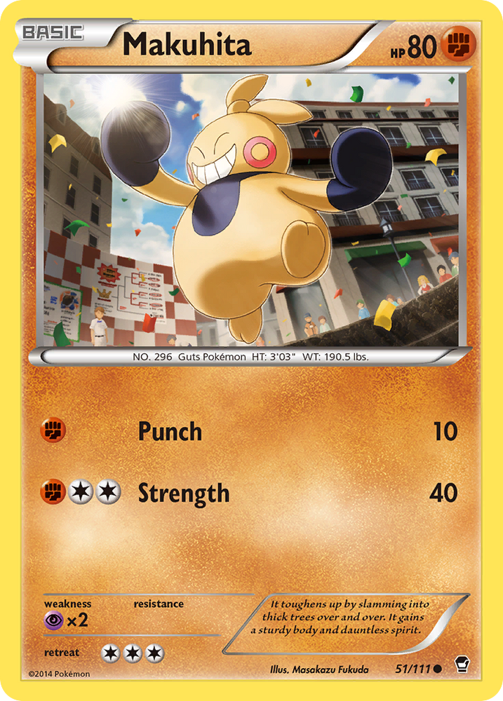 Makuhita (51/111) [XY: Furious Fists] 