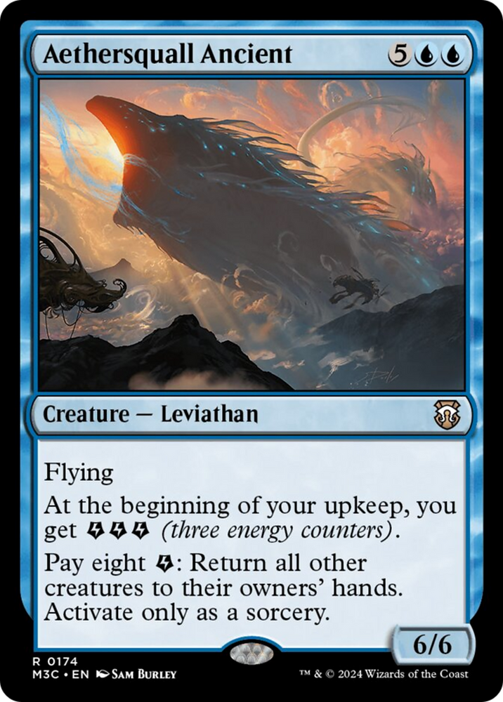 Aethersquall Ancient (Ripple Foil) [Modern Horizons 3 Commander] 