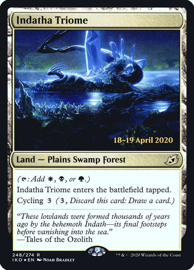 Indatha Triome [Ikoria: Lair of Behemoths Prerelease Promos] 