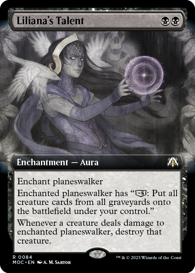 Liliana's Talent (Extended Art) [March of the Machine Commander] 