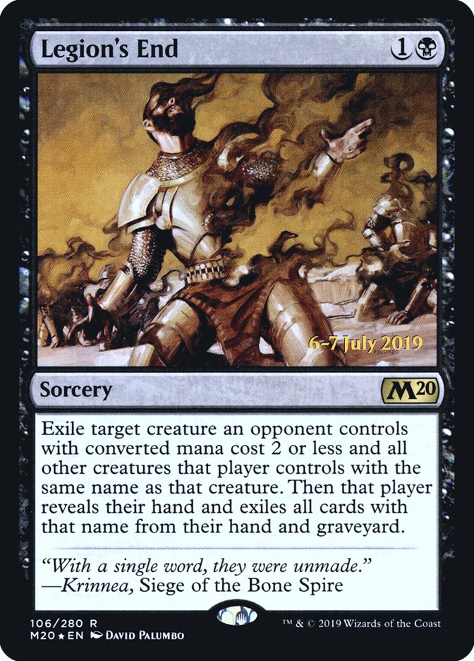 Legion's End [Core Set 2020 Prerelease Promos] 