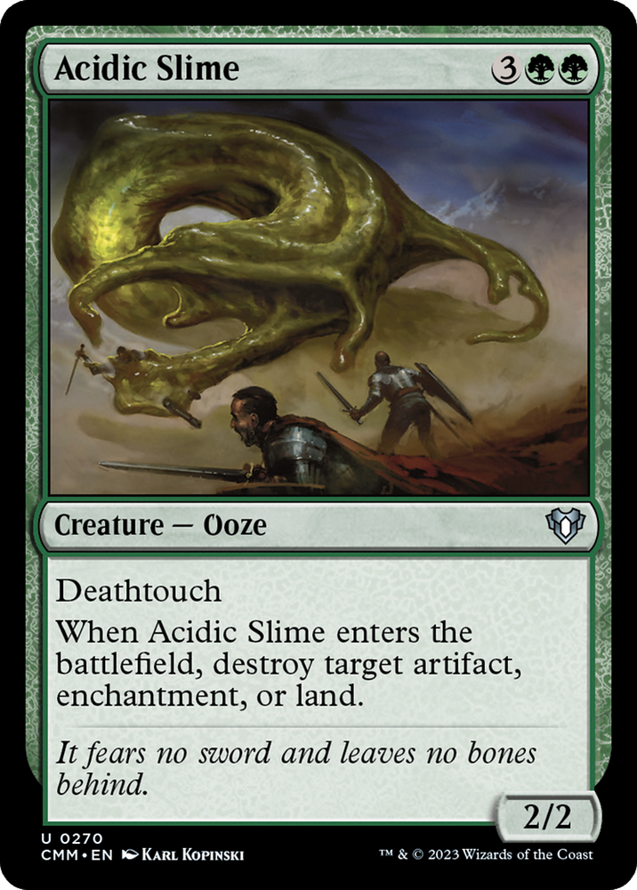 Acidic Slime [Commander Masters] 