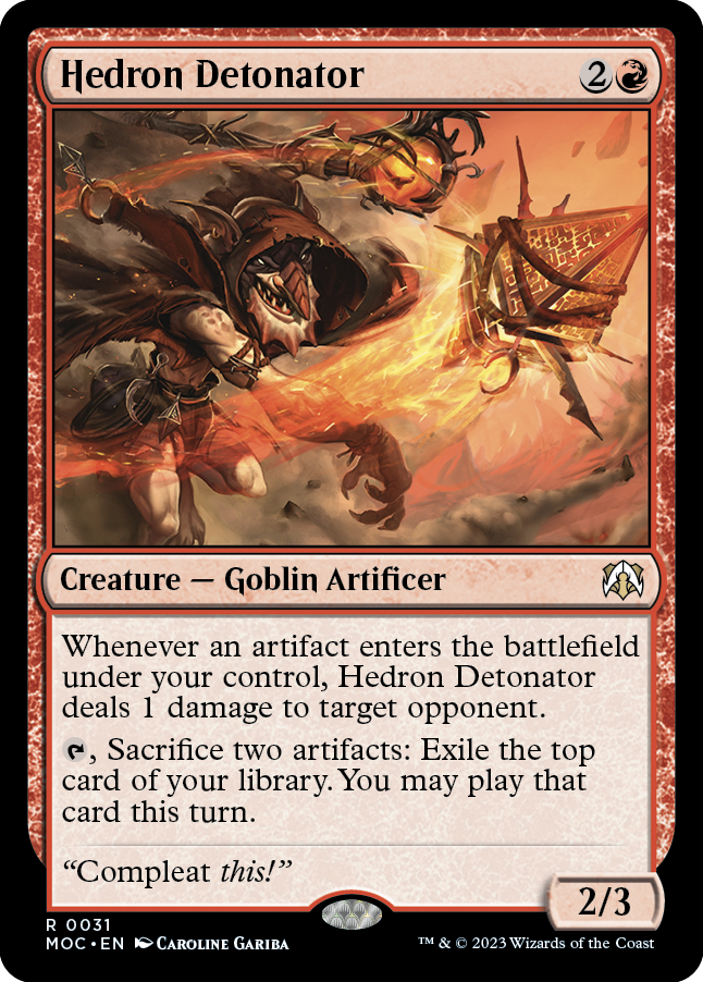 Hedron Detonator [March of the Machine Commander] 