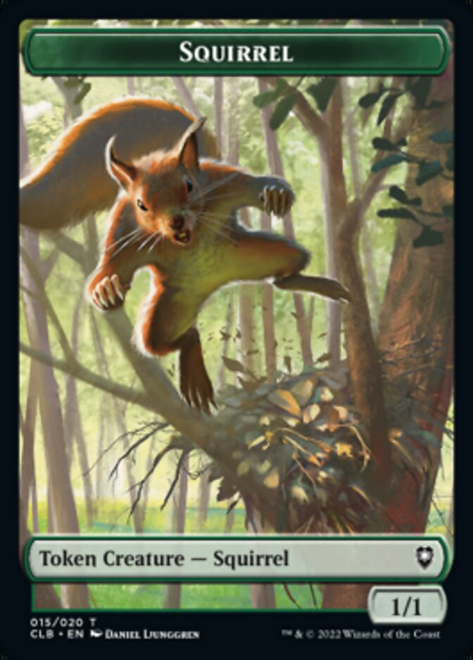 Squirrel Token [Commander Legends: Battle for Baldur's Gate Tokens] 