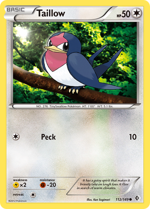 Taillow (112/149) [Black &amp; White: Boundaries Crossed] 
