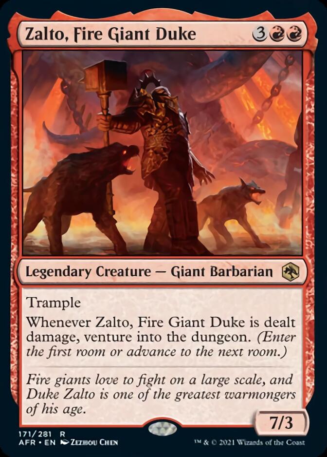 Zalto, Fire Giant Duke [Dungeons &amp; Dragons: Adventures in the Forgotten Realms] 