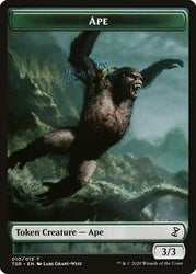 Angel // Ape Double-Sided Token [Double Masters Tokens] 