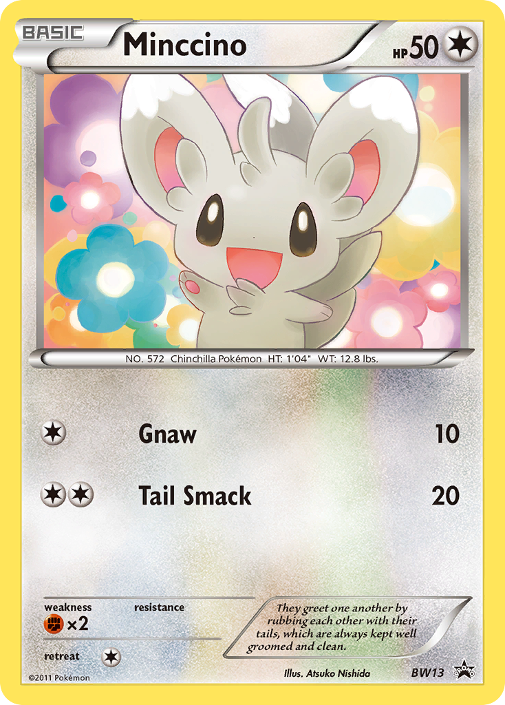 Minccino (BW13) (Cracked Ice Holo) [Black & White: Black Star Promos]