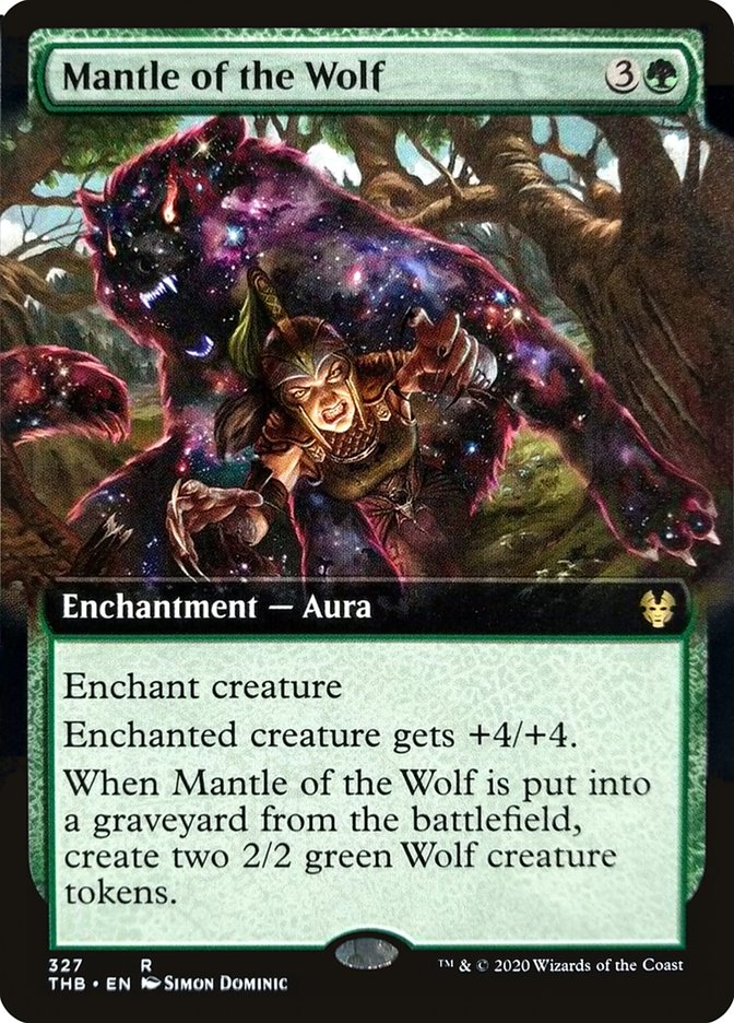 Mantle of the Wolf (Extended Art) [Theros Beyond Death] 