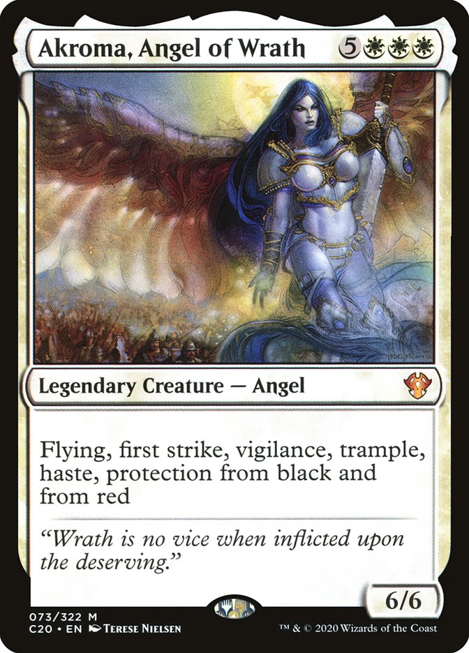 Akroma, Angel of Wrath [Commander 2020] 