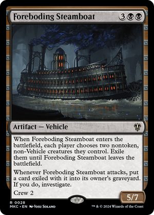 Foreboding Steamboat [Murders at Karlov Manor Commander] 