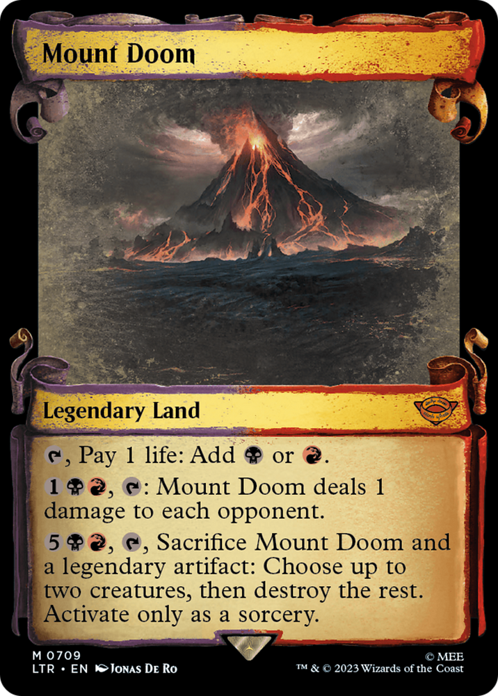 Mount Doom [The Lord of the Rings: Tales of Middle-Earth Showcase Scrolls] 