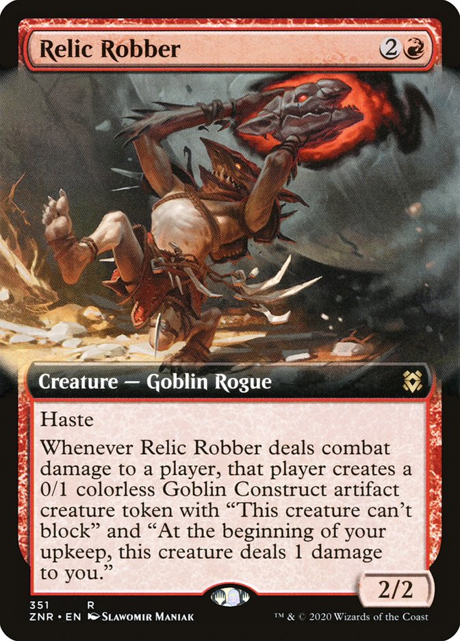 Relic Robber (Extended Art) [Zendikar Rising] 