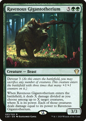 Ravenous Gigantotherium [Order 2020] 