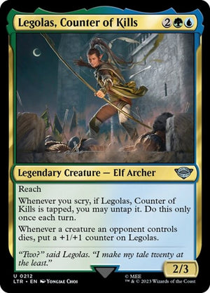 Legolas, Counter of Kills [The Lord of the Rings: Tales of Middle-Earth] 