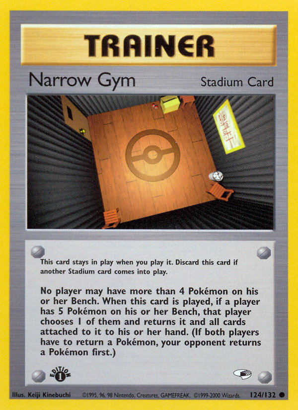 Narrow Gym (124/132) [Gym Heroes 1st Edition] 