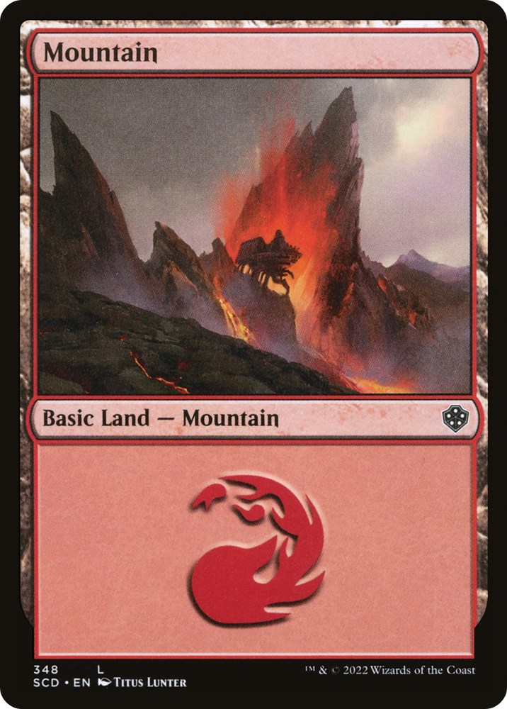 Mountain (348) [Starter Commander Decks]