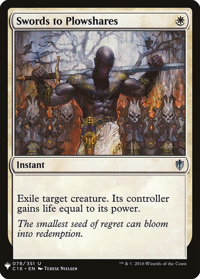 Swords to Plowshares [Mystery Booster] 