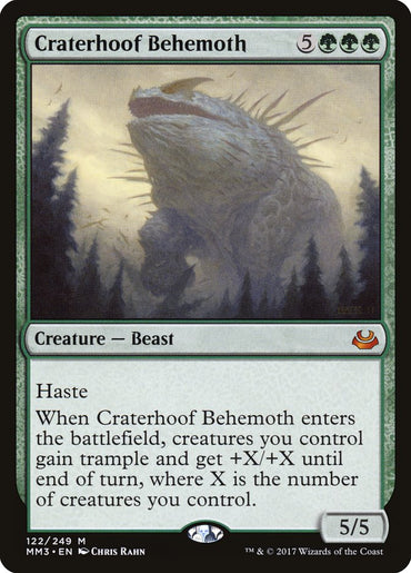 Craterhoof Behemoth [Modern Masters 2017] 