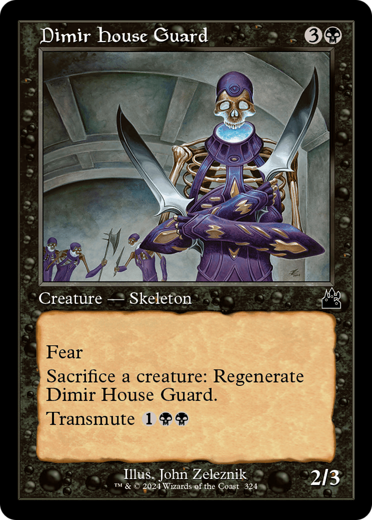 Dimir House Guard (Retro Frame) [Ravnica Remastered] 