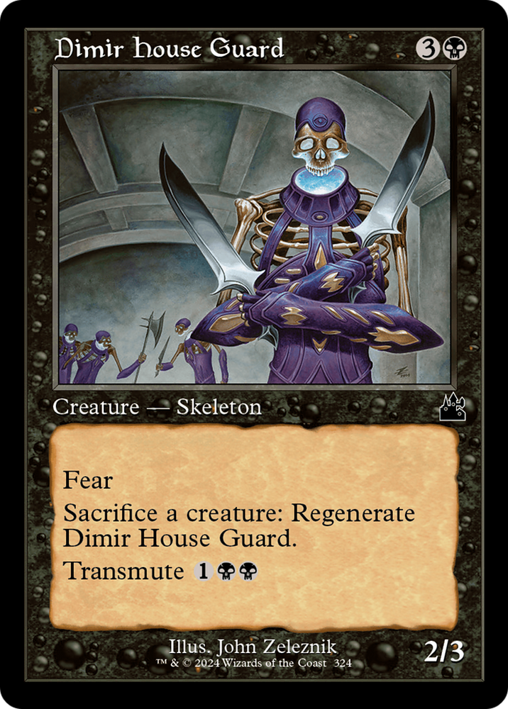 Dimir House Guard (Retro Frame) [Ravnica Remastered] 