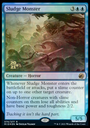 Sludge Monster [Innistrad: Midnight Hunt Prerelease Promos] 