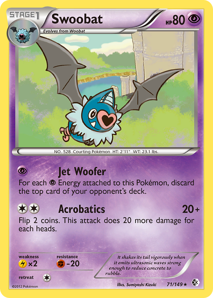 Swoobat (71/149) [Black &amp; White: Boundaries Crossed] 
