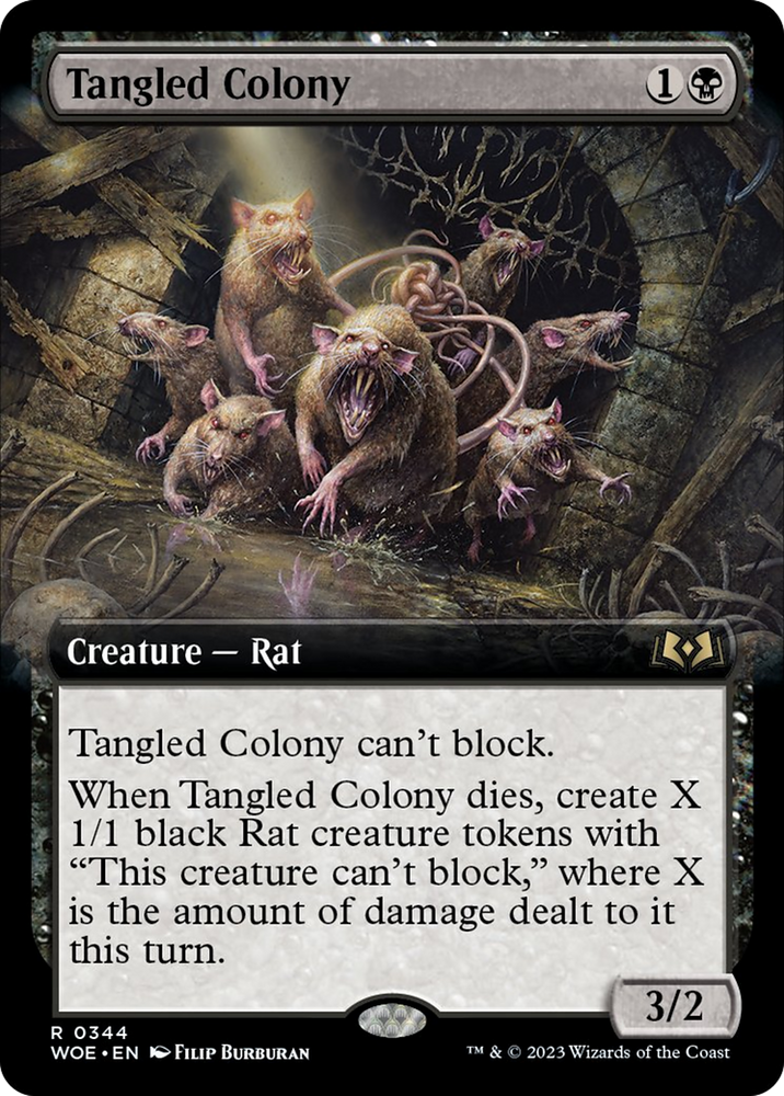 Tangled Colony (Extended Art) [Wilds of Eldraine] 