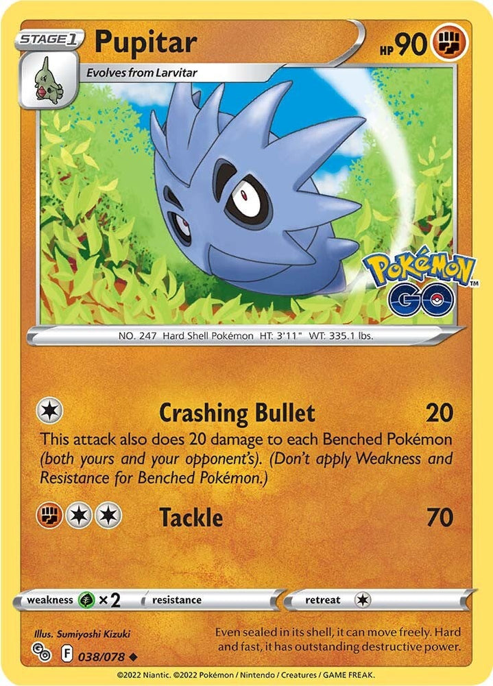 Pupitar (038/078) [Pokémon GO] 