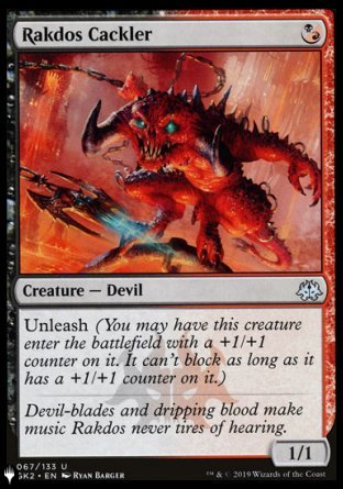 Rakdos Cackler [The List]