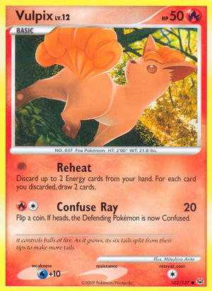 Vulpix (102/127) [Platinum: Base Set] 